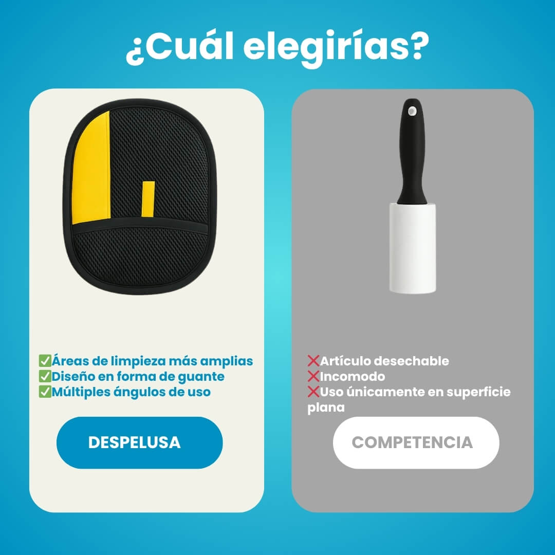 Despelusa - guante para quitar el pelo de mascota
