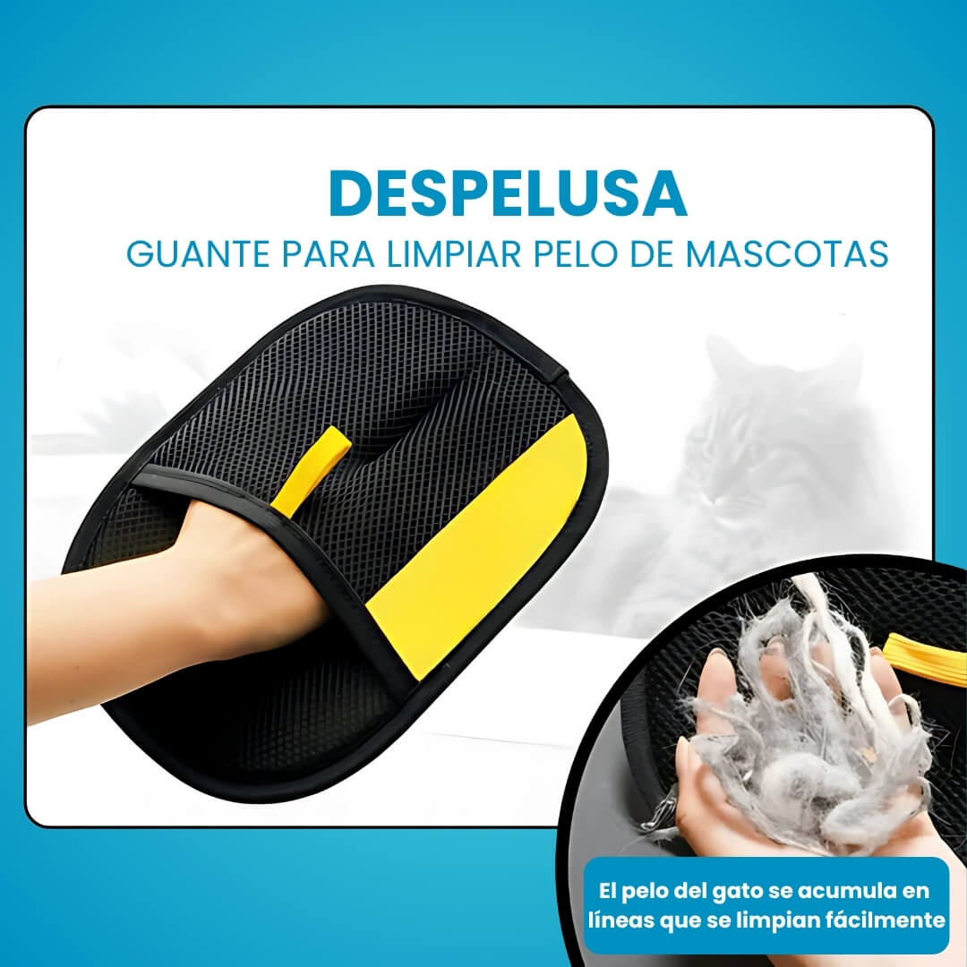 Despelusa - guante para quitar el pelo de mascota