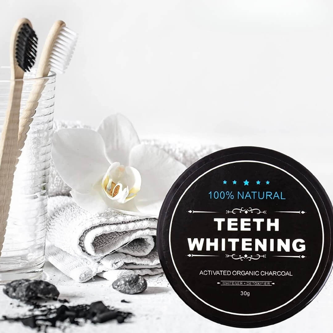 Blanqueador dental sabor original + cepillo de bambú