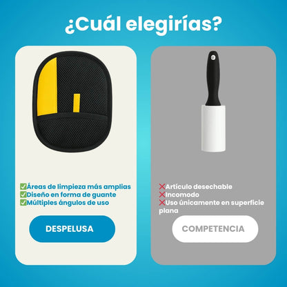 Despelusa - guante para quitar el pelo de mascota